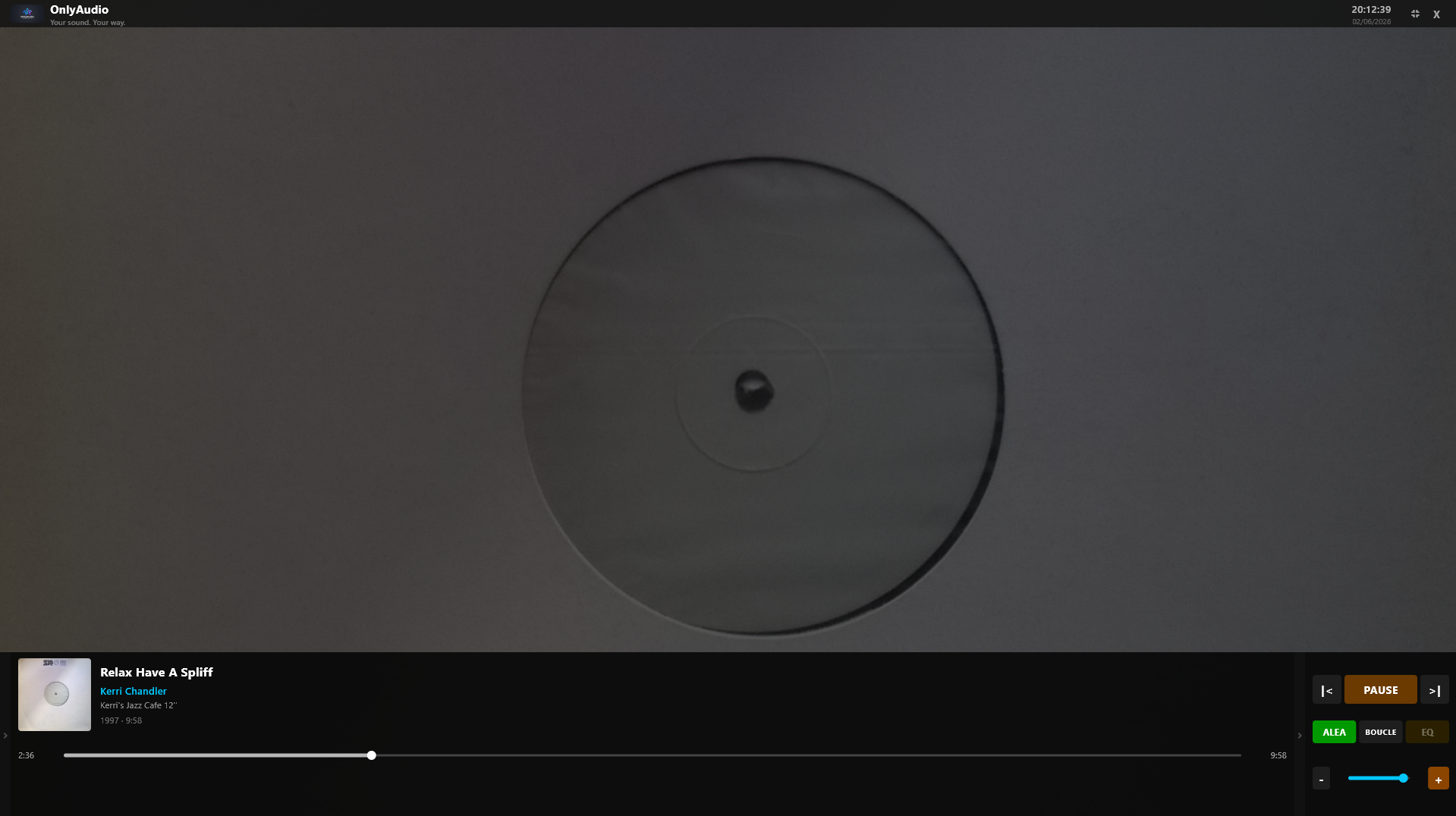 OnlyAudio — vue desktop alternative v2.3.0